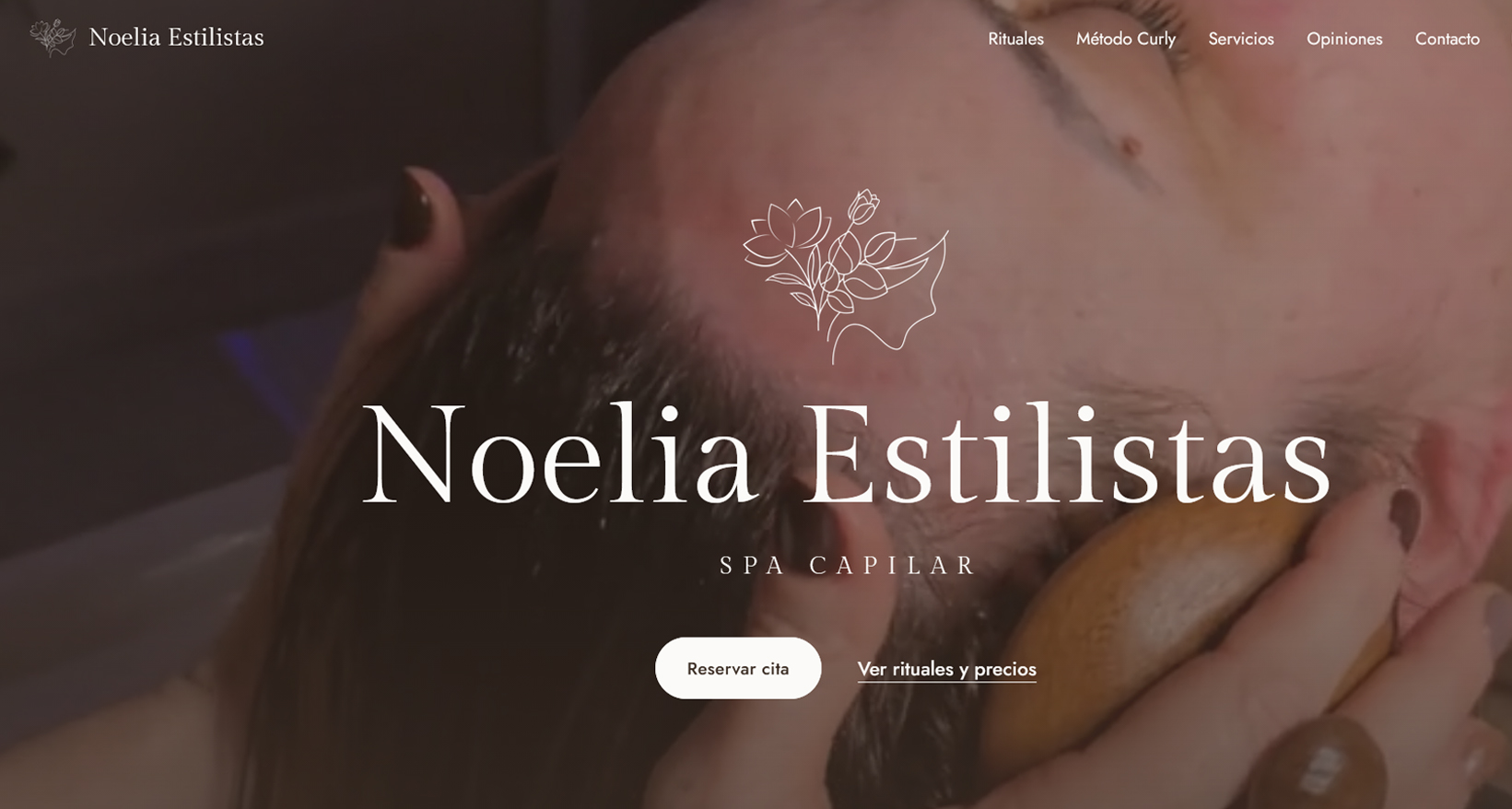 Web de Noelia Estilistas, spa capilar en Vila-real